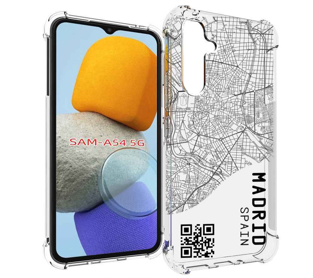 

Чехол MyPads схема-мадрид для Samsung Galaxy A54, Tocco