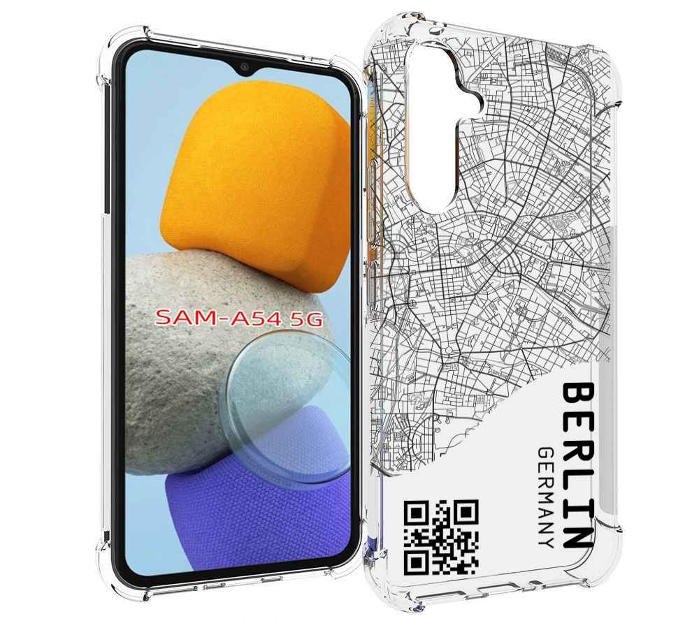 

Чехол MyPads схема-берлин для Samsung Galaxy A54, Tocco