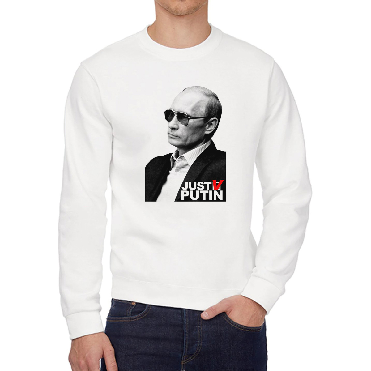 

Свитшот унисекс CoolPodarok W043372 белый 42 RU, 2W043372