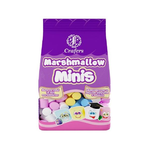

Маршмеллоу Crafers Marshmallow Minis со вкусом фруктов и ванили 100 г