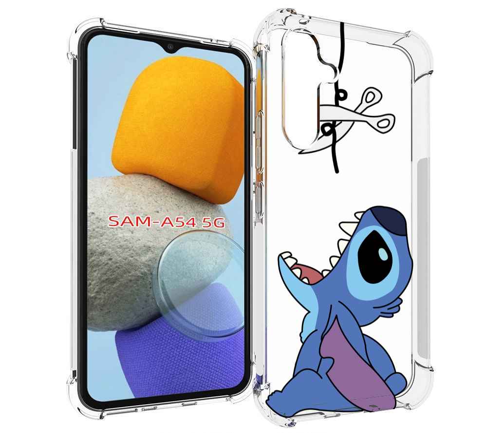 

Чехол MyPads стич-с-ножницами для Samsung Galaxy A54, Tocco