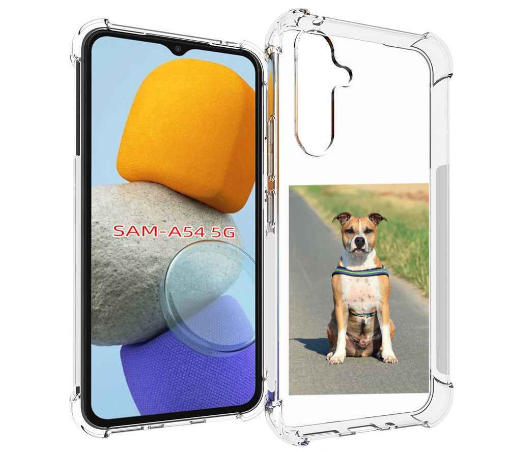 

Чехол MyPads стаффорд терьер для Samsung Galaxy A54, Tocco