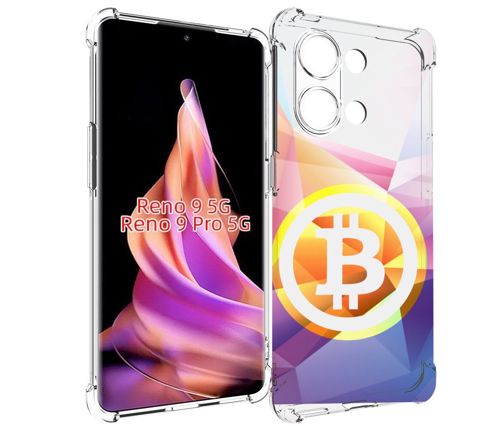 

Чехол MyPads Биткоин для Oppo Reno 9/Reno 9 Pro, Прозрачный, Tocco