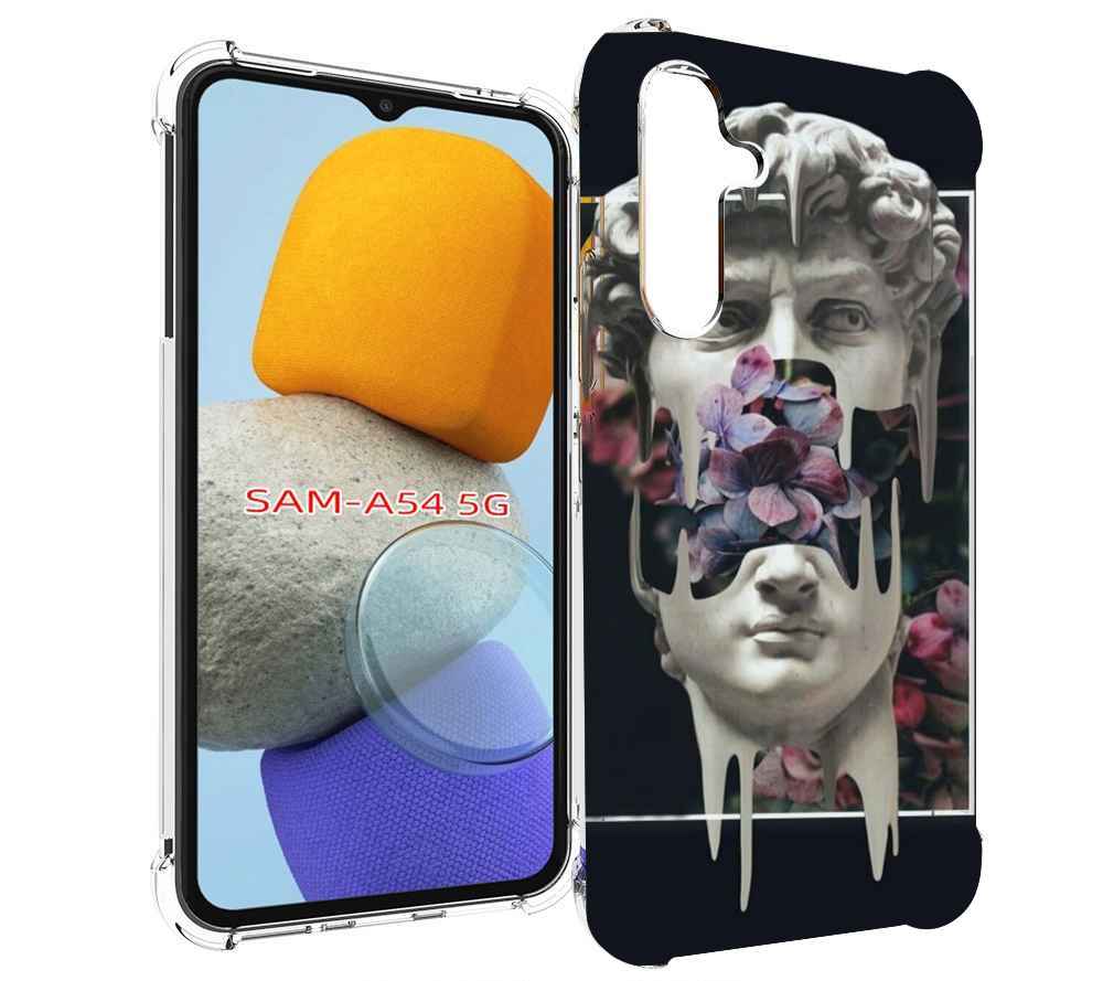 

Чехол MyPads статуя-с-цветами-внутри для Samsung Galaxy A54, Tocco