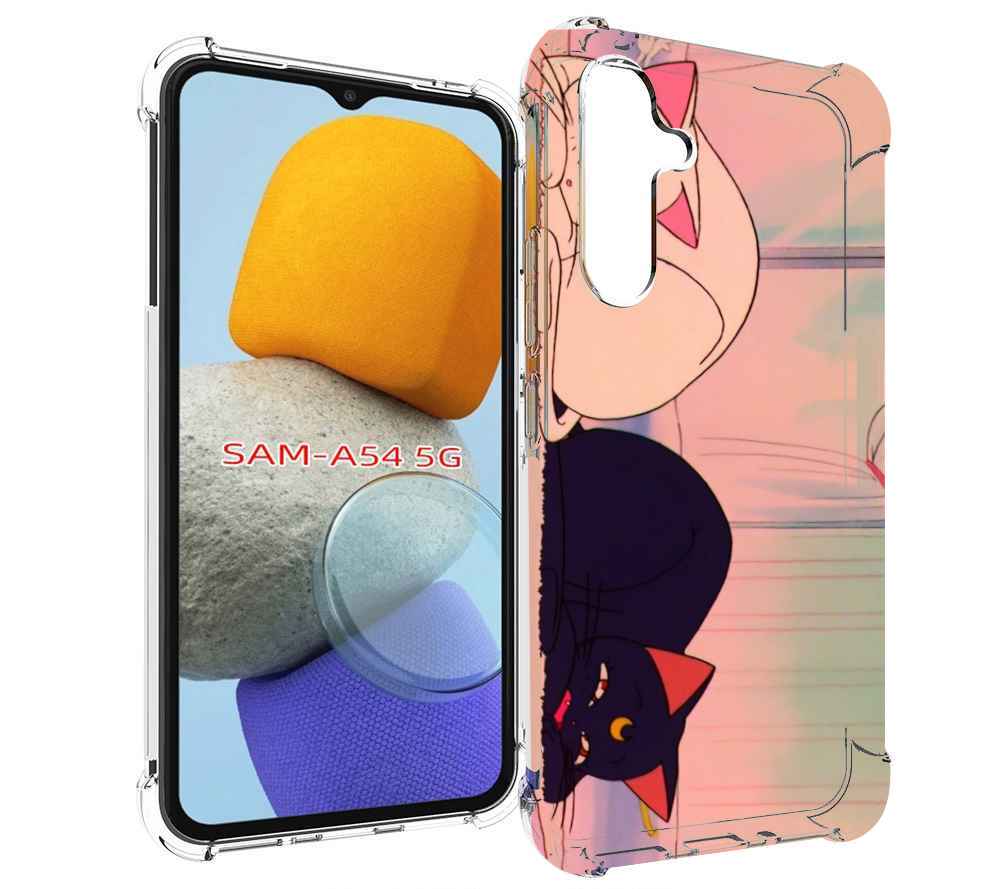 

Чехол MyPads спящие коты для Samsung Galaxy A54, Tocco