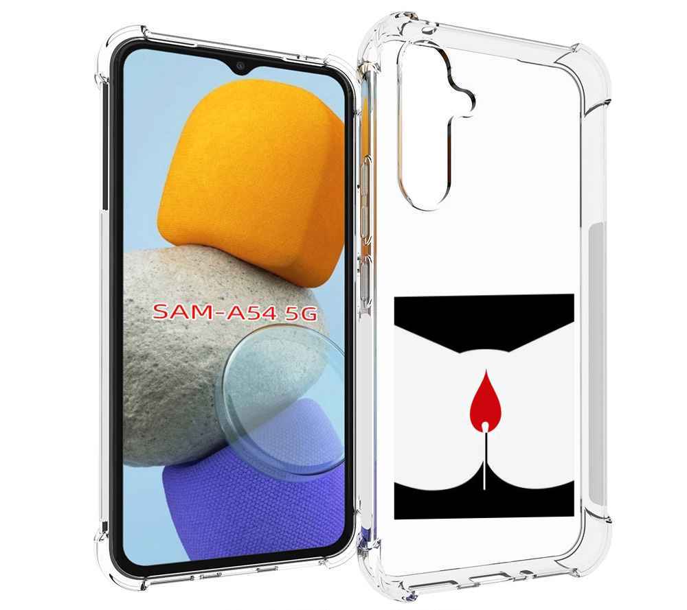 

Чехол MyPads спичка горит для Samsung Galaxy A54, Tocco