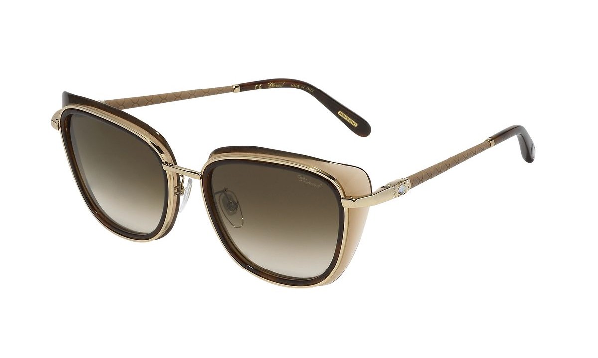 Солнцезащитные очки женские Chopard D40 коричневые