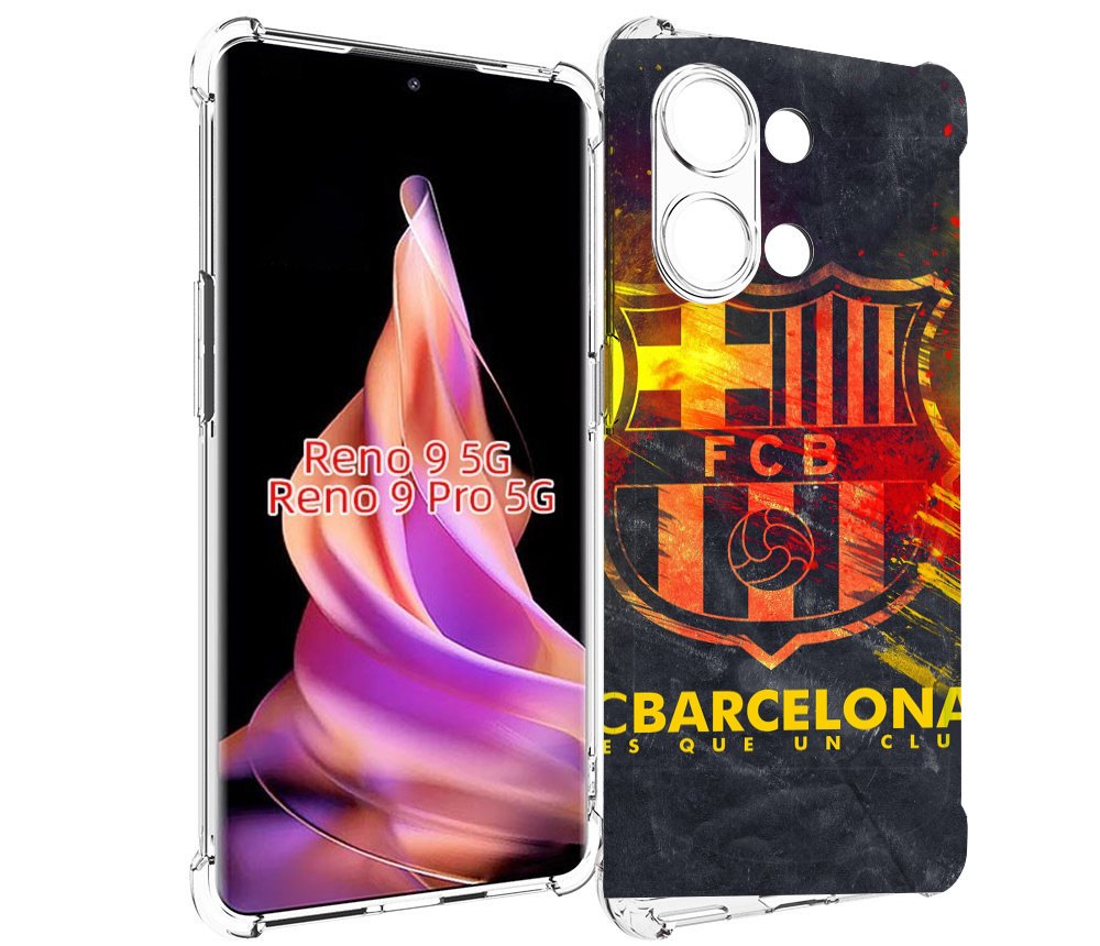 

Чехол MyPads Барселона мужской для Oppo Reno 9/Reno 9 Pro, Прозрачный, Tocco