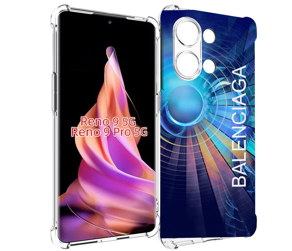 

Чехол MyPads Баленсиага-абстракция для Oppo Reno 9/Reno 9 Pro, Прозрачный, Tocco