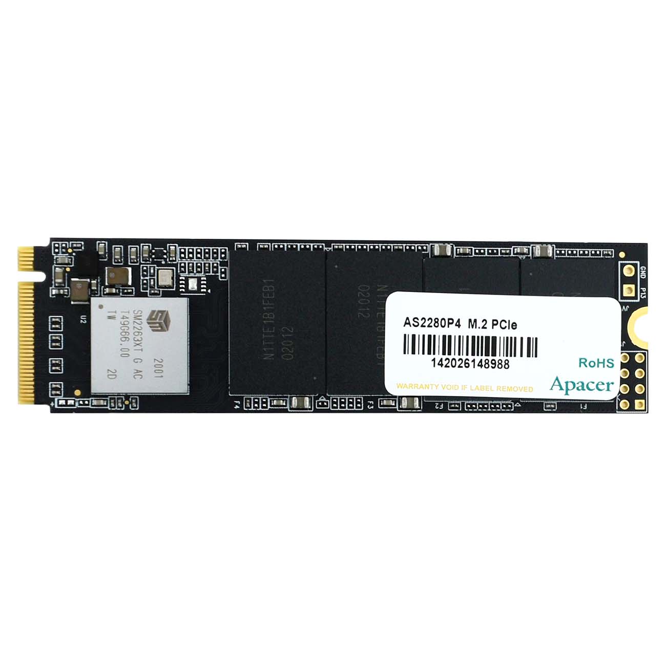 фото Ssd диск apacer 256 гб (ap256gas2280p4u-1)