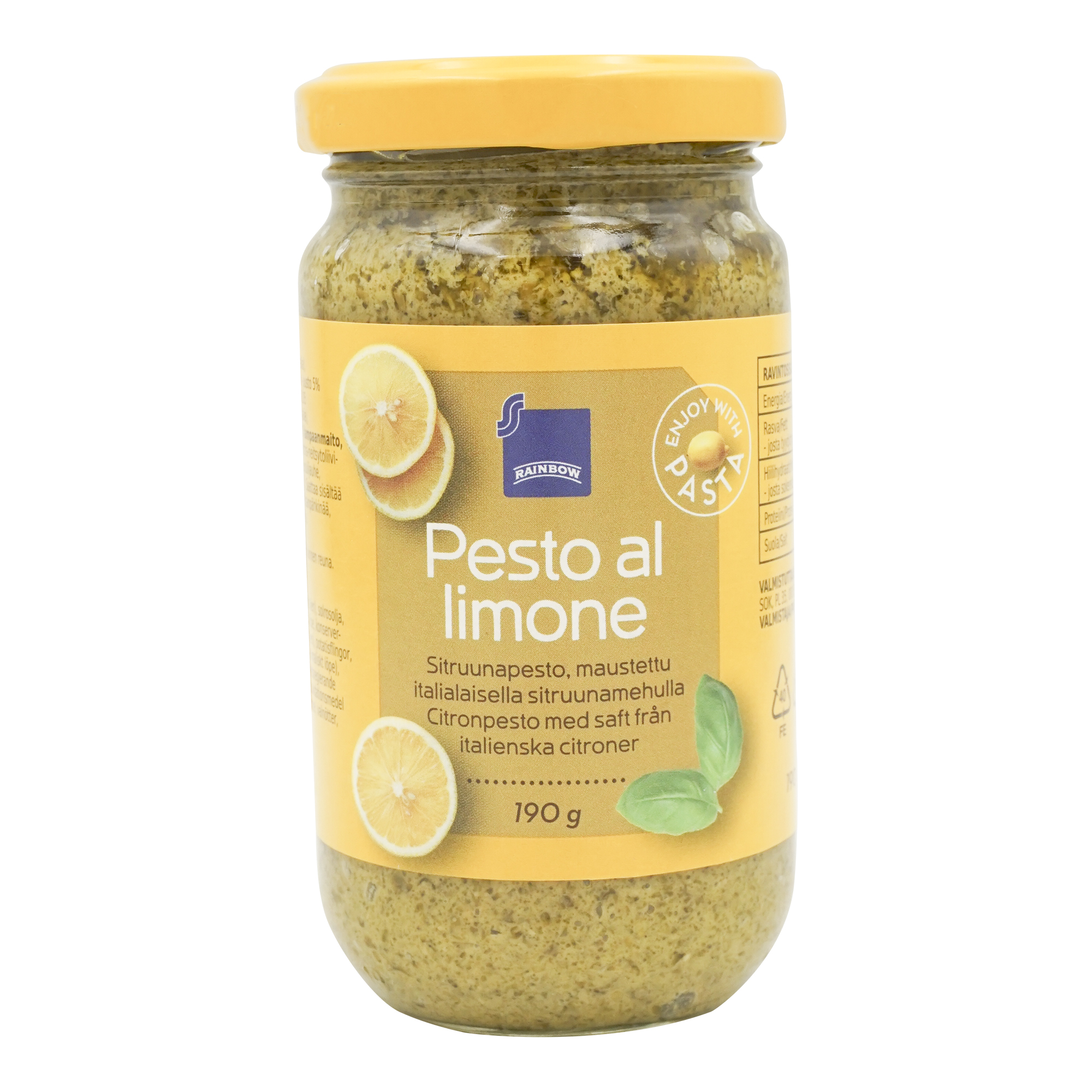 фото Соус rainbow pesto al limone 190 г