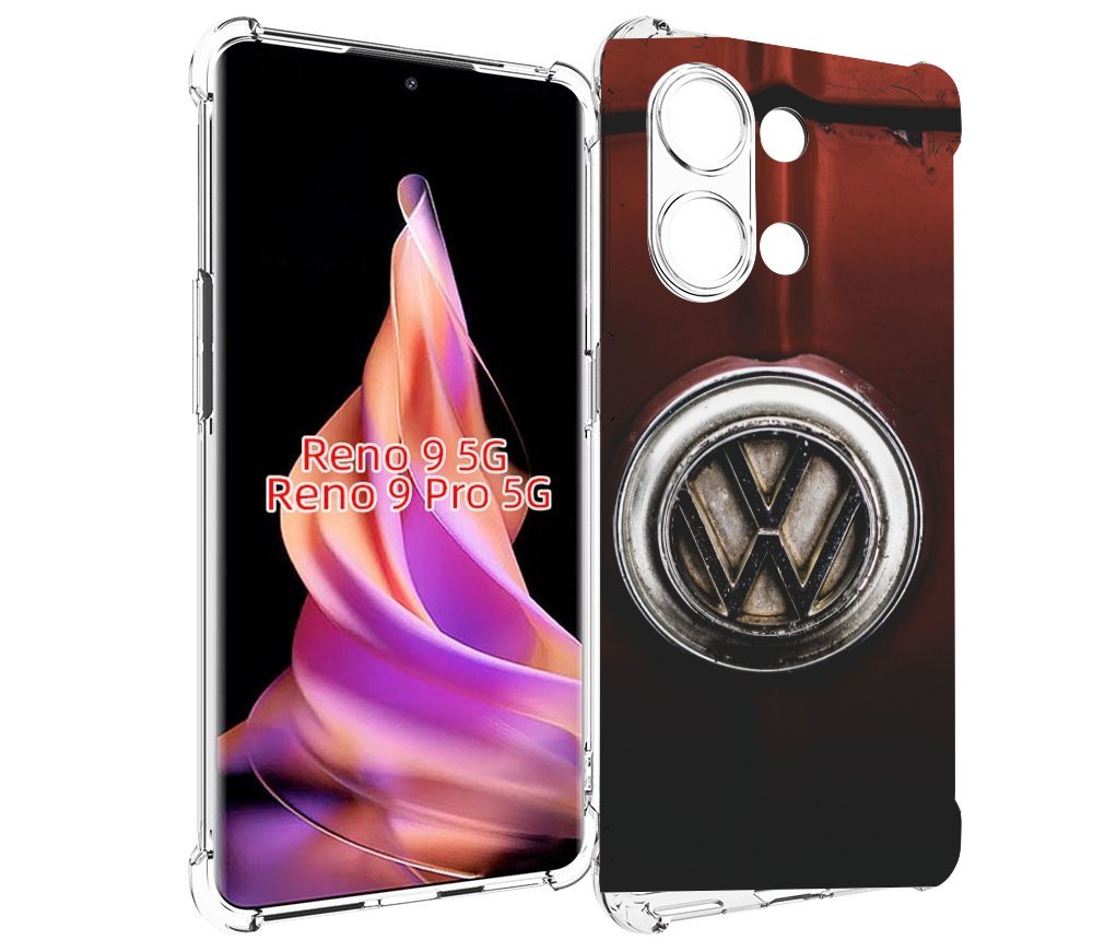 

Чехол MyPads volkwagen фольскваген 1 мужской для Oppo Reno 9/Reno 9 Pro, Прозрачный, Tocco