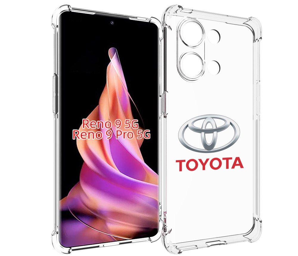 

Чехол MyPads toyota-тоиота-4 мужской для Oppo Reno 9/Reno 9 Pro, Прозрачный, Tocco
