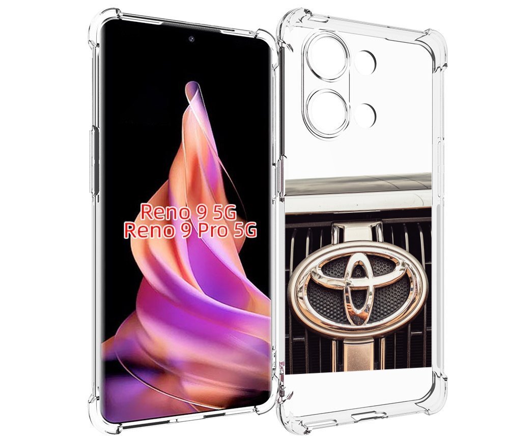 Чехол MyPads toyota тои?ота 3 для Oppo Reno 9/Reno 9 Pro