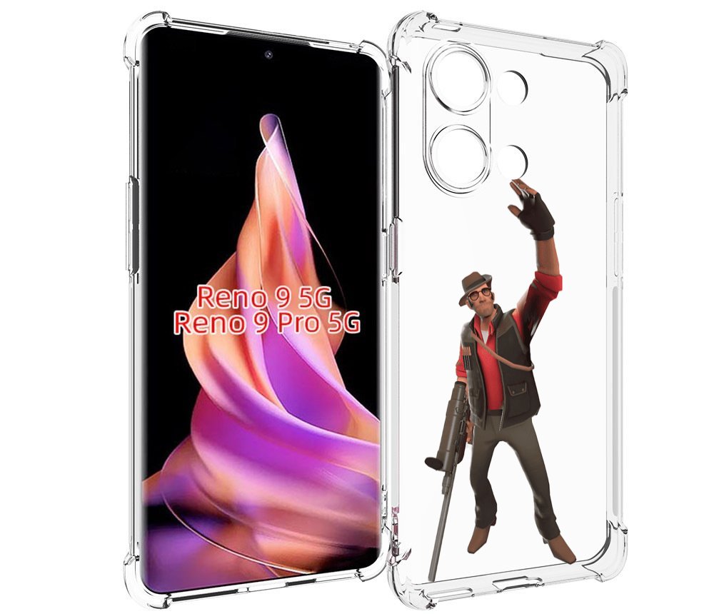 

Чехол MyPads team-fortress-2 для Oppo Reno 9/Reno 9 Pro, Прозрачный, Tocco