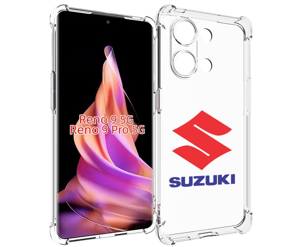

Чехол MyPads suzuki-сузуки-3 мужской для Oppo Reno 9/Reno 9 Pro, Прозрачный, Tocco