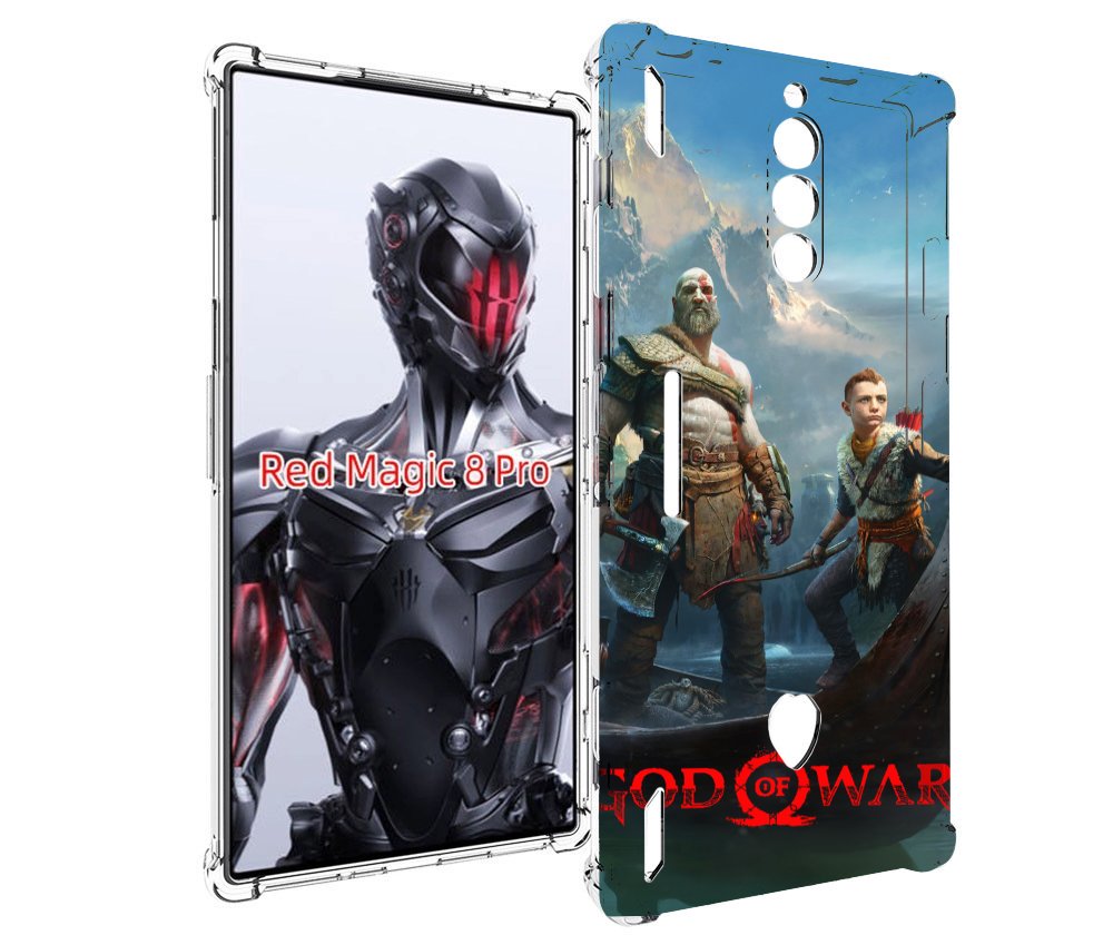 

Чехол MyPads God Of War Кратос Атрей для ZTE Nubia Red Magic 8 Pro / Red Magic 8 Pro Plus, Tocco