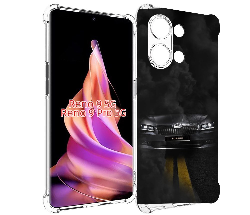 

Чехол MyPads skoda шкода 1 для Oppo Reno 9/Reno 9 Pro, Прозрачный, Tocco