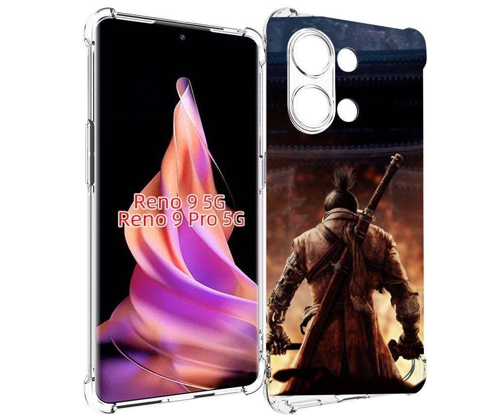 

Чехол MyPads sekiro для Oppo Reno 9/Reno 9 Pro, Прозрачный, Tocco