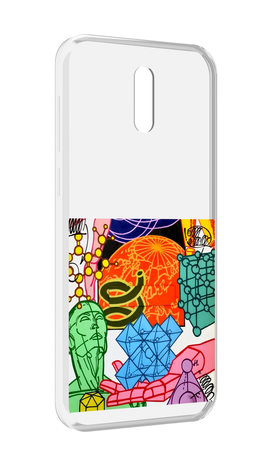 

Чехол MyPads физика-химия для Alcatel 3L (2019), Прозрачный, Tocco