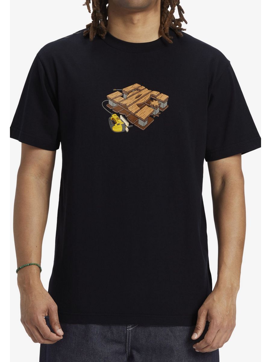 

Футболка мужская DC SHOES DC122O0JD черная 2XL, Черный, DC122O0JD
