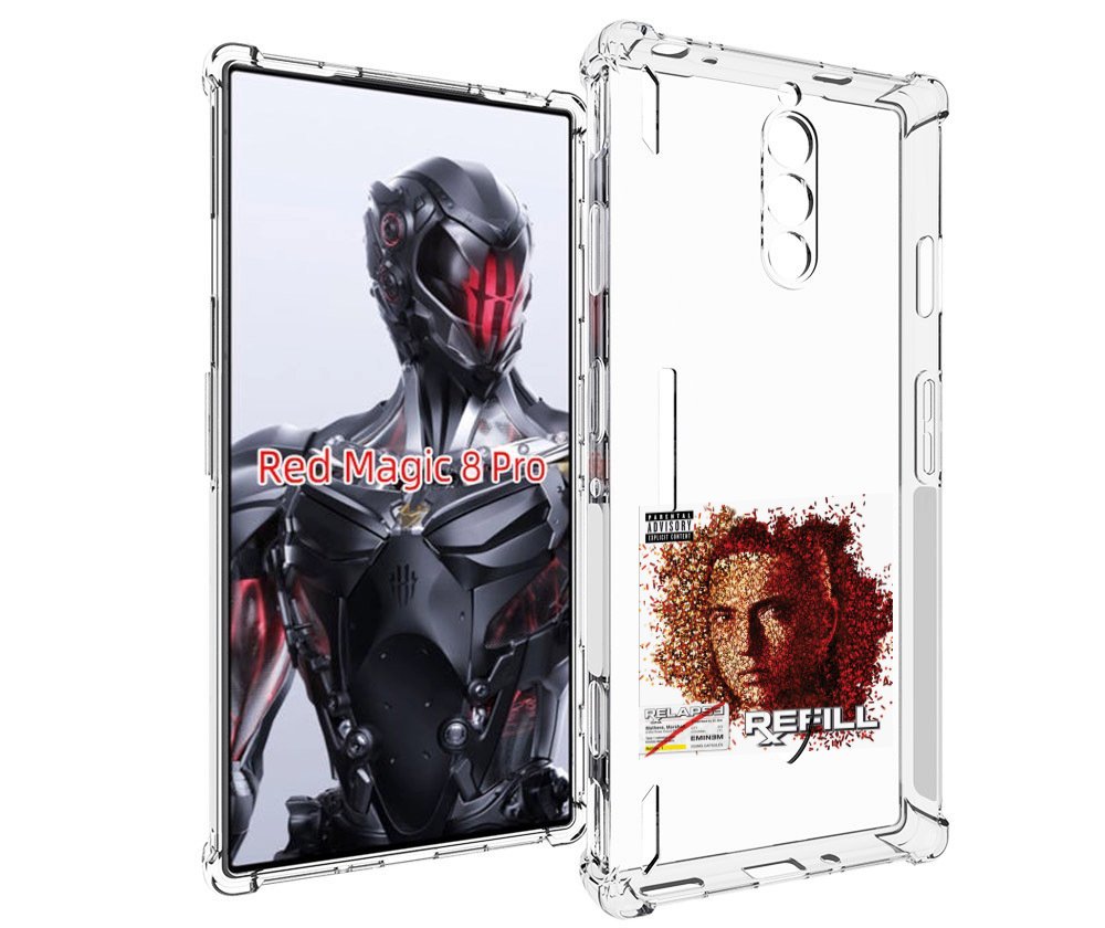 

Чехол MyPads Eminem RELAPSE, REFILL для ZTE Nubia Red Magic 8 Pro / Red Magic 8 Pro Plus, Tocco