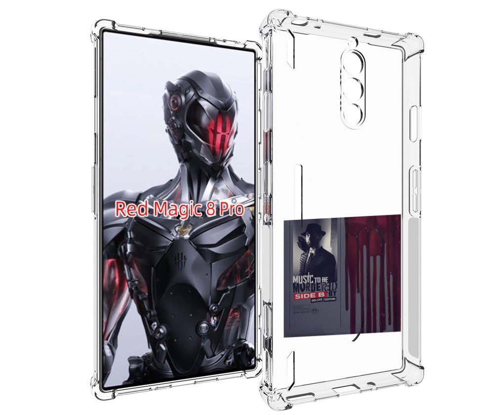

Чехол MyPads Eminem MUSIC TO BE MURDERED BY для ZTE Nubia Red Magic 8 Pro / Red Magic 8..., Tocco