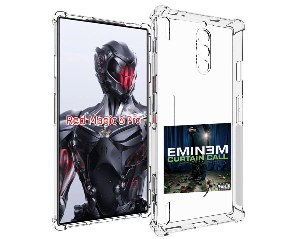 

Чехол MyPads Eminem CURTAIN CALL, THE HITS для ZTE Nubia Red Magic 8 Pro / Red Magic 8 ..., Tocco