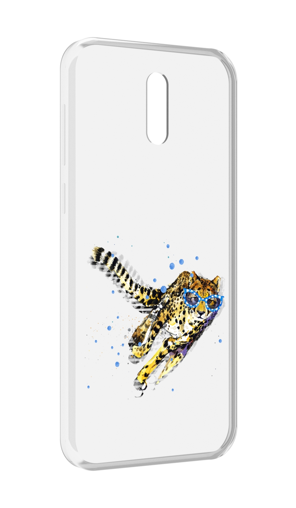 

Чехол MyPads гепард в очках для Alcatel 3L (2019), Прозрачный, Tocco