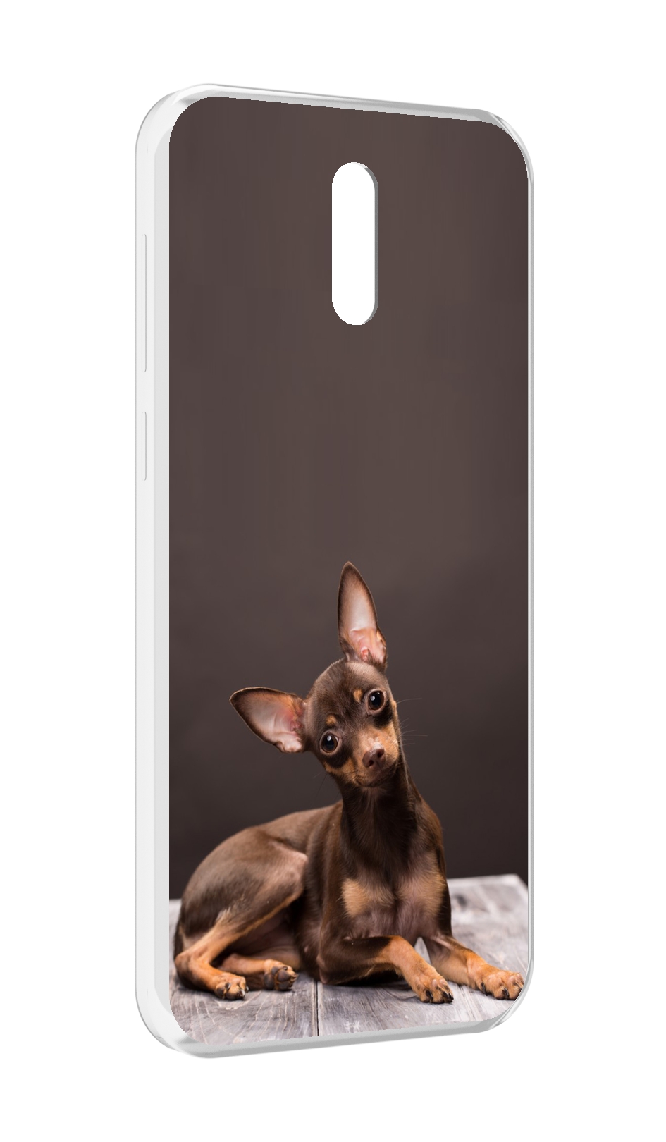 

Чехол MyPads тои терьер для Alcatel 3L (2019), Прозрачный, Tocco