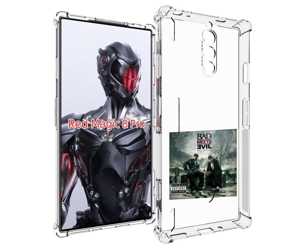 Чехол MyPads Eminem BAD MEETS EVIL – HELL THE SEQUEL для ZTE Nubia Red Magic 8 Pro / Re...
