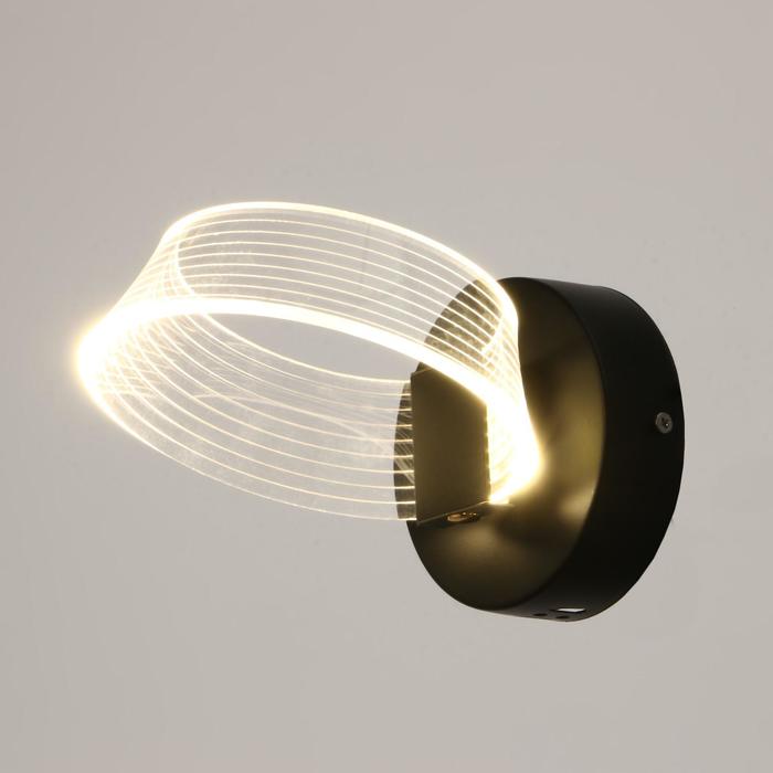 

Бра 63431/1 LED 10Вт 4000К черный 13,5х19х10 см