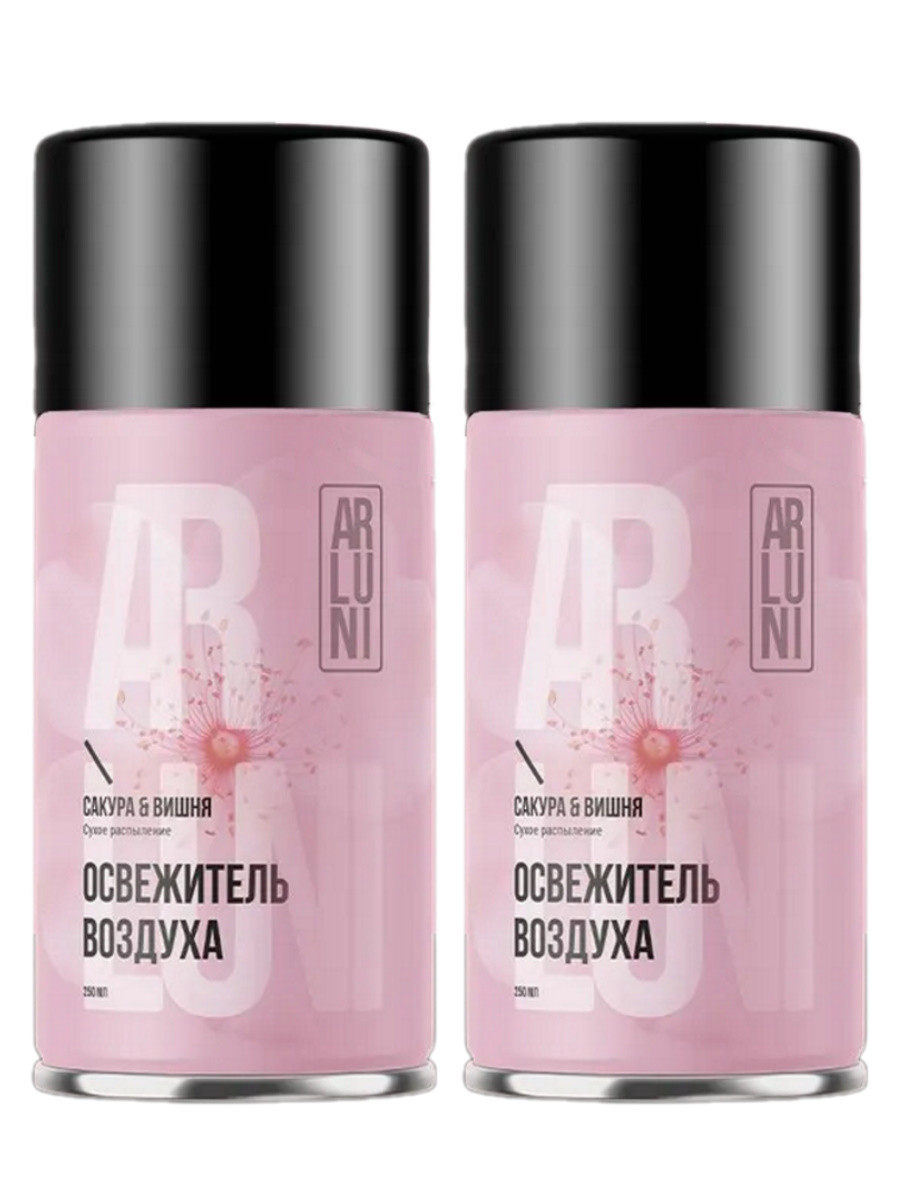 Освежитель воздуха Arluni сакура и вишня сменный баллон, 250 мл х 2 шт