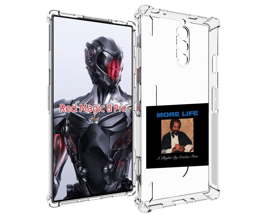 

Чехол MyPads Drake - More Life для ZTE Nubia Red Magic 8 Pro / Red Magic 8 Pro Plus, Tocco