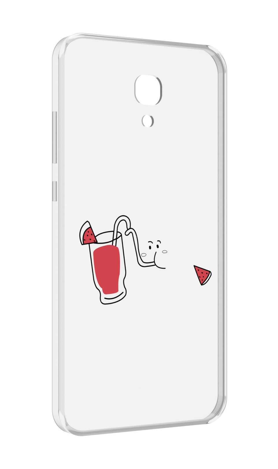 

Чехол MyPads арбузный-напиток для Meizu M6 (M711Q), Прозрачный, Tocco