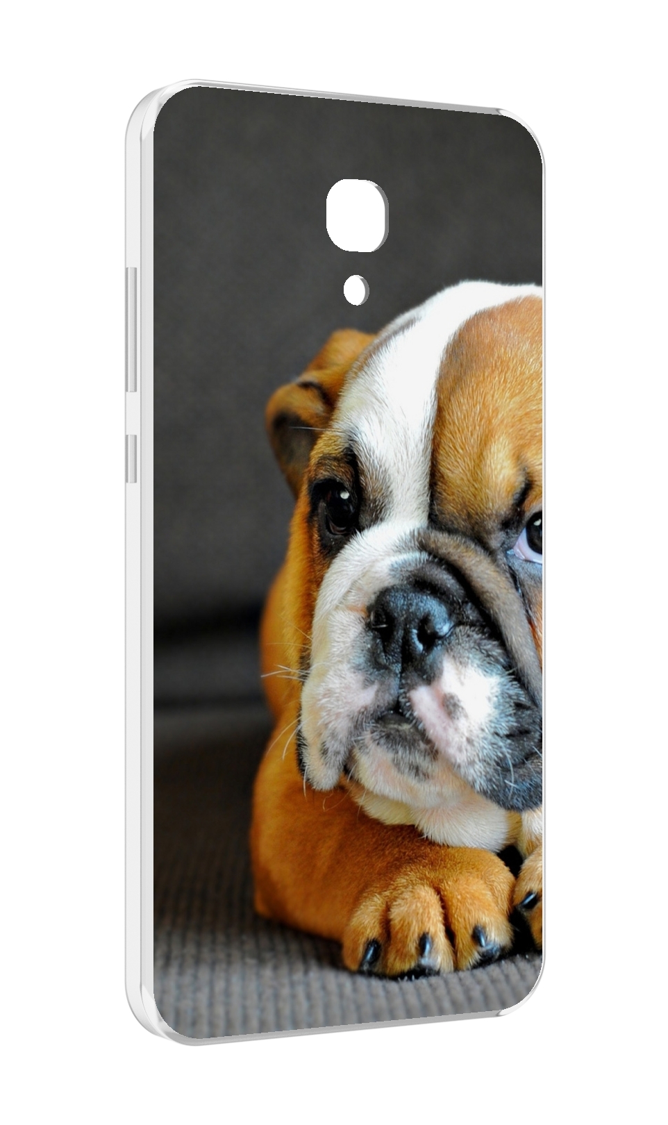 

Чехол MyPads англиискии бульдор для Meizu M6 (M711Q), Прозрачный, Tocco