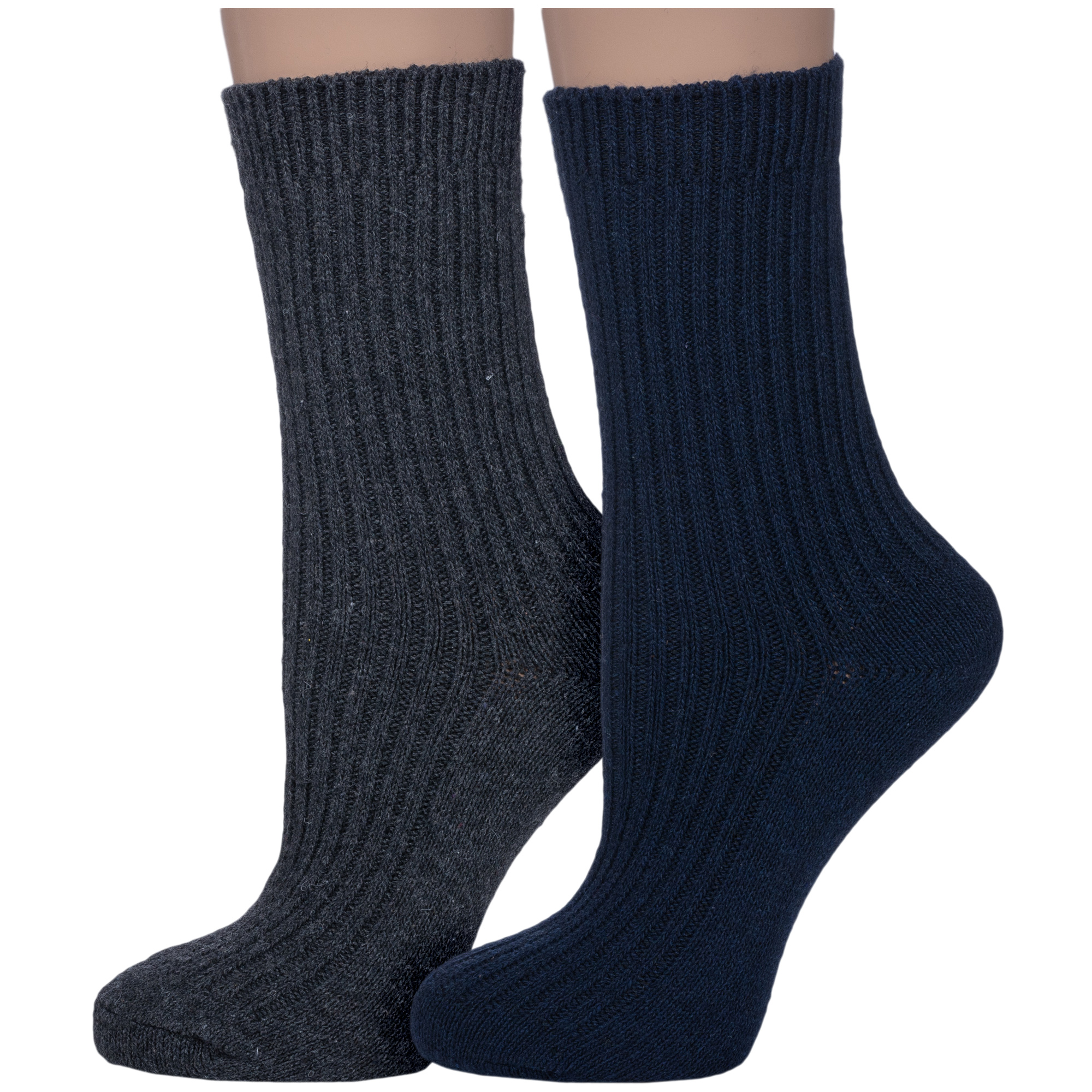 

Комплект носков женских Hobby Line 2-6199 разноцветных, Серый;синий, 2-6199