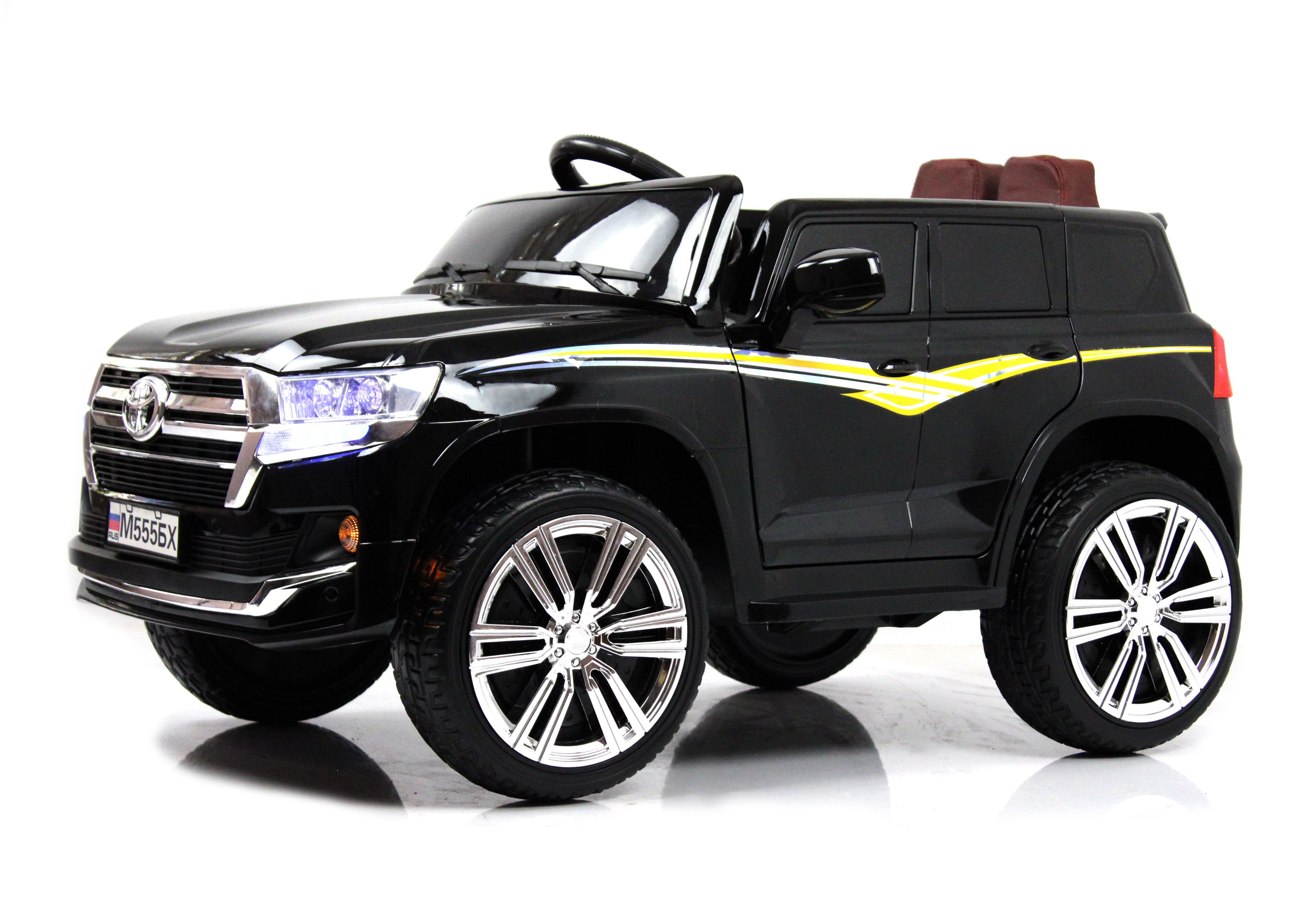 

Электромобиль Toyota Land Cruiser Prado 555 Черный глянец, Полный привод