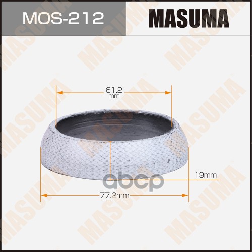 Кольцо глушителя MASUMA 61.2 x 77.2