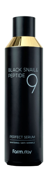 Купить Сыворотка с муцином черной улитки и пептидами FarmStay Black Snail&Peptide9 Perfect Serum