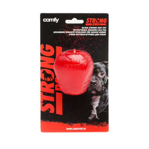 Игрушка для собак COMFY STRONG DOG STRAWBERRY Клубника, красный, 7.5 х 6.5 см
