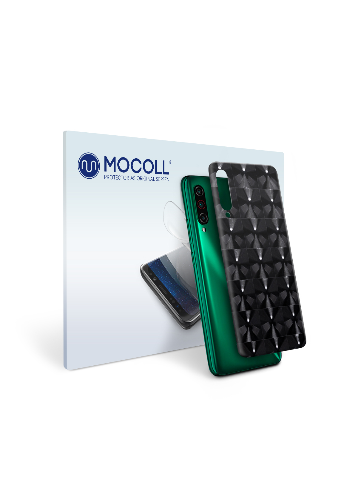 

Пленка защитная MOCOLL для задней панели Meizu M8C Кошачий глаз Черный