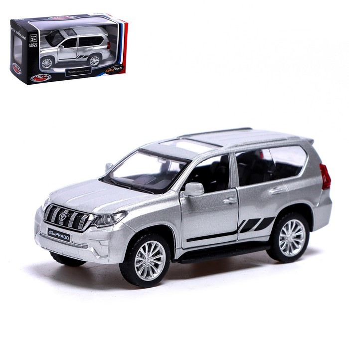 

Автоград металлическая Toyota Land Cruiser Prado, 1:42, серый 67359