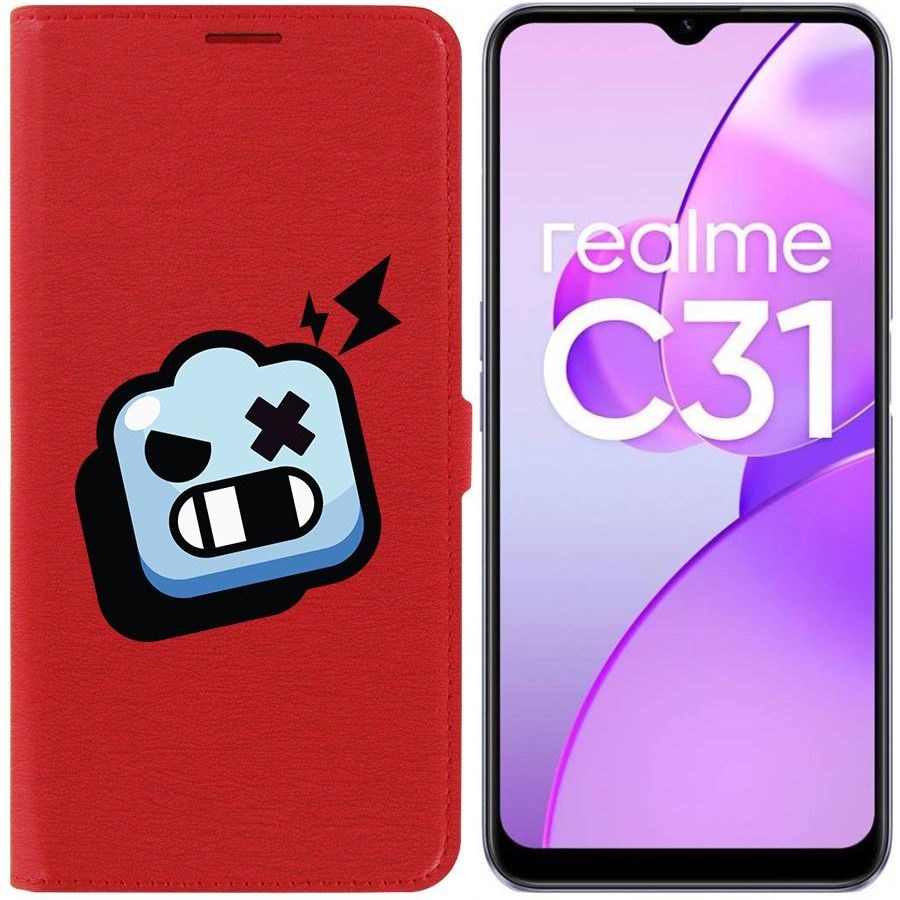 

Чехол-книжка Eco Book для Realme C31 Brawl Stars-Роборубка