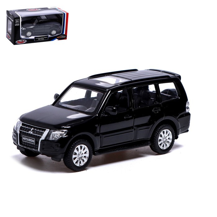 

Автоград Mitsubishi Pajero 4WD, 1:43, открываются двери, черный 67341