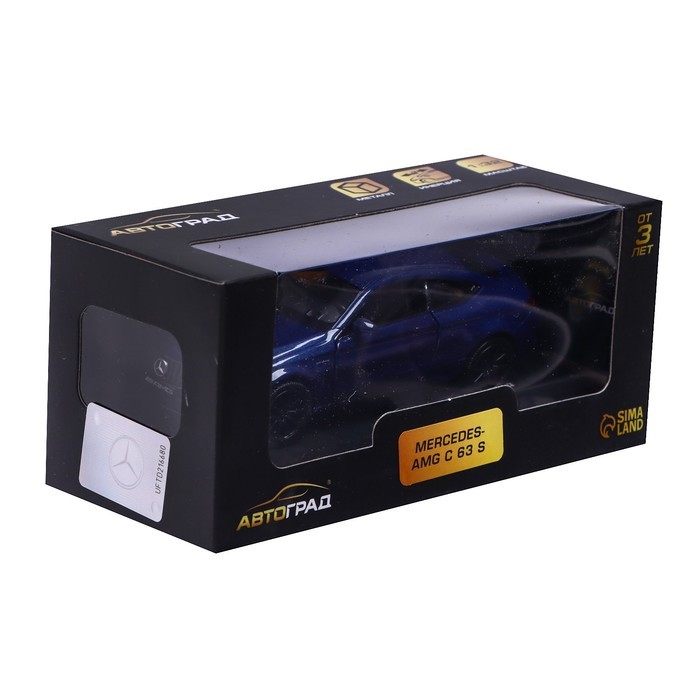 Mercedes-AMG C63 S Coupe 1:32 Scale Model with Openable Doors, Blue, Item No. 554987