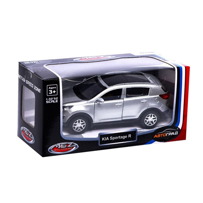 

Автоград металлическая Kia Sportage R, 1:39, открываются двери, серый 67700