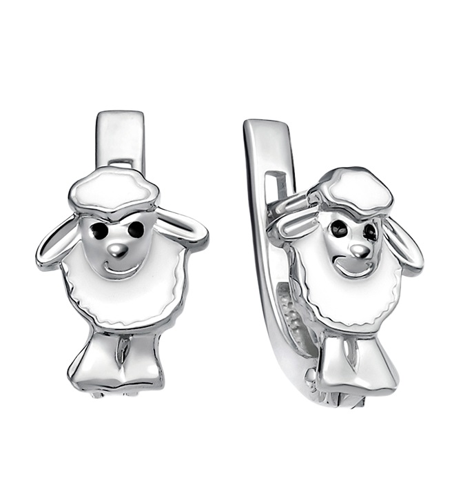 

Серьги из серебра с эмалью Veronika С608-2051М1, С608-2051М1