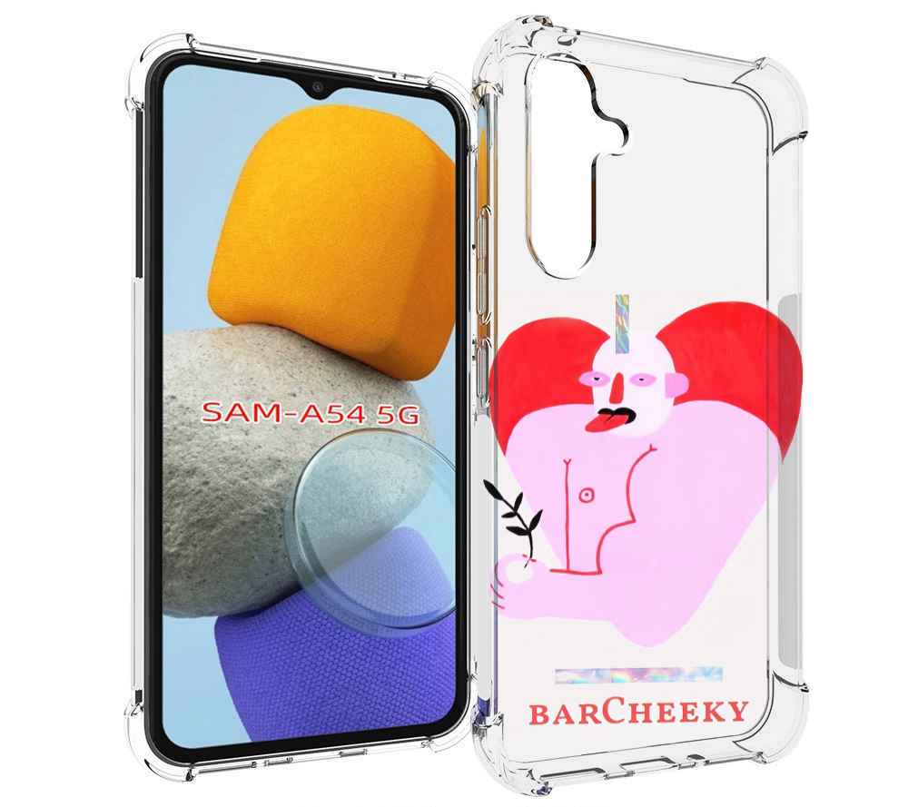 

Чехол MyPads силач в сердце женский для Samsung Galaxy A54, Tocco