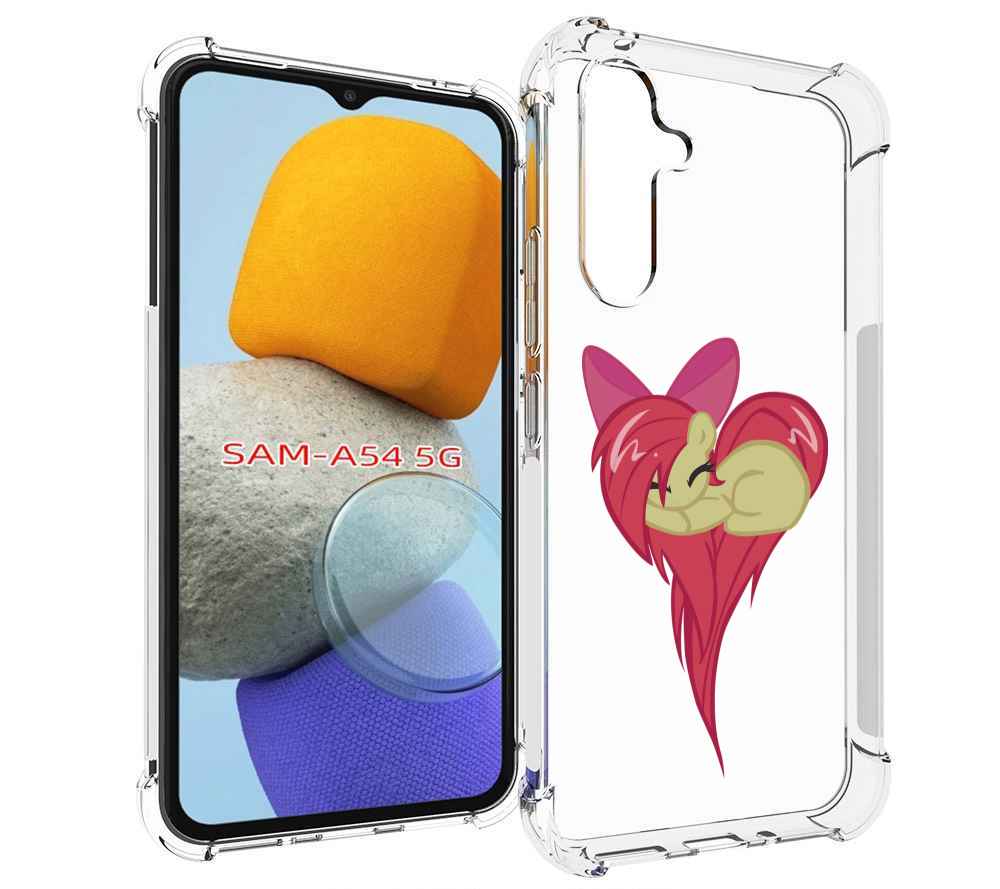

Чехол MyPads сердце-из-пони для Samsung Galaxy A54, Tocco